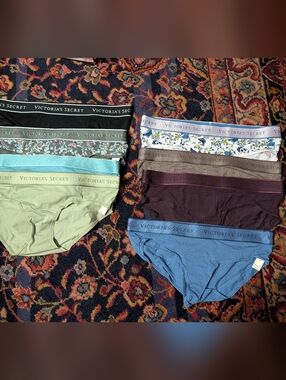 Victoria's Secret Women's Bikini Briefs - Multi Color Pack Bundle Of 8 Size Smal